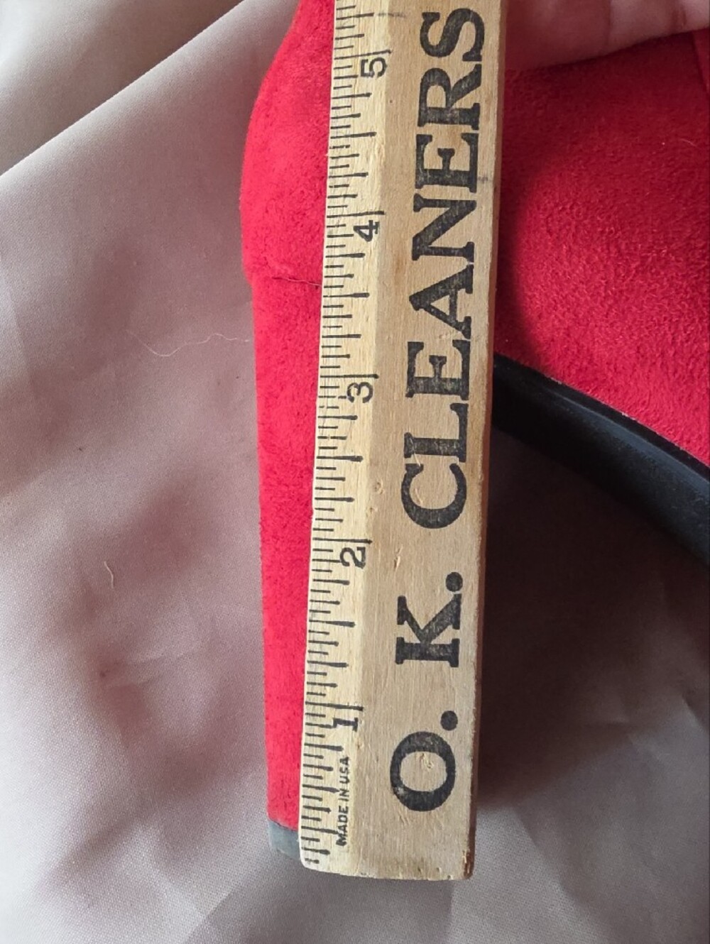 Dream Pairs Red Faux Suede Platform Ankle Boots - Picture 3 of 10